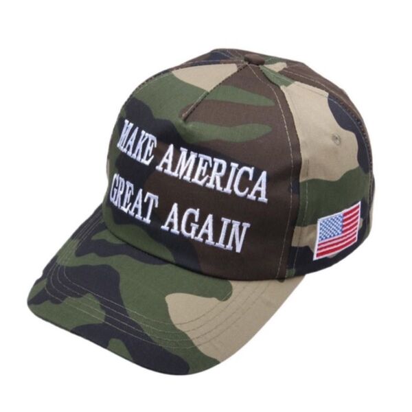 トランプ大統領 キャップ MAKE AMERIKA GREAT AGAIN 迷彩 迷彩柄 カムフラージュプリント 帽子