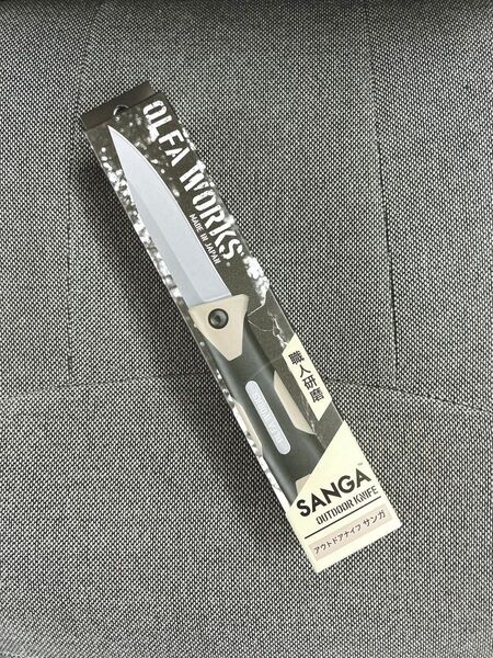 新品 未使用 オルファワークス オルファ ナイフ サンガ フルタング ステンレス 焚き火 焚火 バトニング アウトドアナイフ