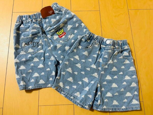しまむら トイストーリー リトシー LITTC ハーフパンツ 半ズボン 110