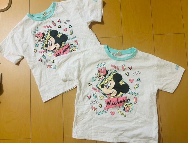 しまむら ミッキー リトシー LITTC ディズニー 半袖 Tシャツ 120