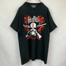 【ライブT】JEALKB×SKULLSHIT スカルシット 狼煙 ライブツア－2009 Tシャツ S 黒 ブラック ロンブー淳バンド_画像2