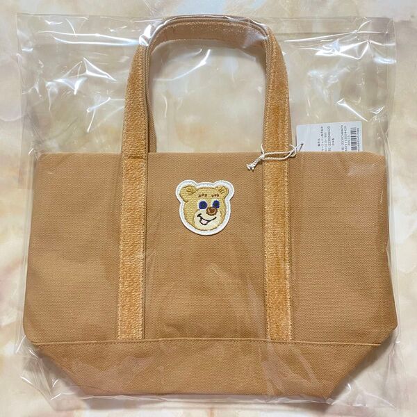 ☆ラブラリー バイ フェイラー☆オールドテディ ワッペントートバッグ☆ベージュ☆小サイズ☆新品未開封☆ベア☆くま☆クマ☆ニコ☆