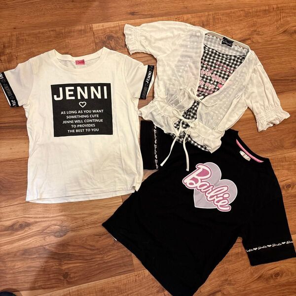 JENNI、Barbieなど子供服女の子トップス4点セット
