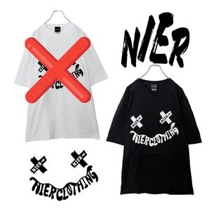 NieR ニーア 3XL OVER SIZE COTTON CUTSEW【FACE LOGO ×××】