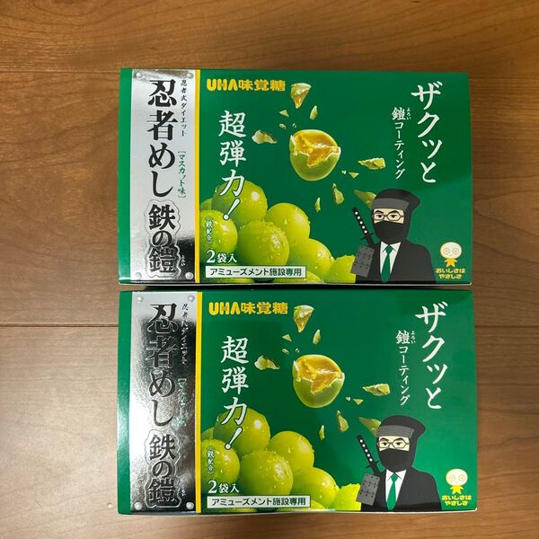 忍者めし 鉄の鎧 マスカット 2箱 アミューズメント