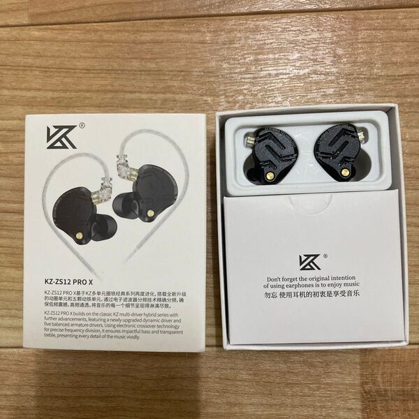 KZ ZS12 PRO X 1DD+5DD イヤホン IEM チューニングスイッチ付き