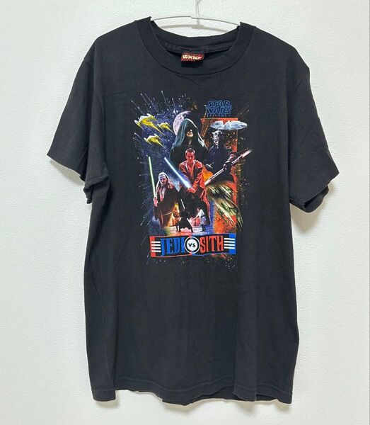 【入手困難】star wars スターウォーズ エピソード1Tシャツ XLサイズ ヴィンテージ映画両面デザイン 半袖