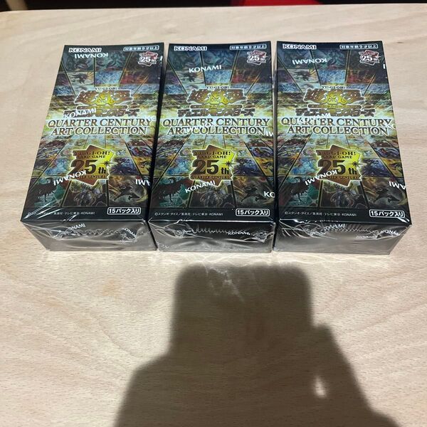 QUARTER CENTURY ART COLLECTION 遊戯王 3BOX