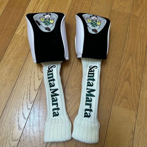 明石家さんまSanta Marta ゴルフ ヘッドカバー 1 とF 2個セット 非売品