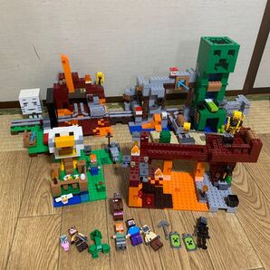 LEGO レゴ マインクラフト 21140、21143、21154、21155 4点セット ジャンク品