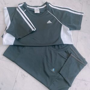 adidas Tシャツ 2枚セット ブラック スポーツ