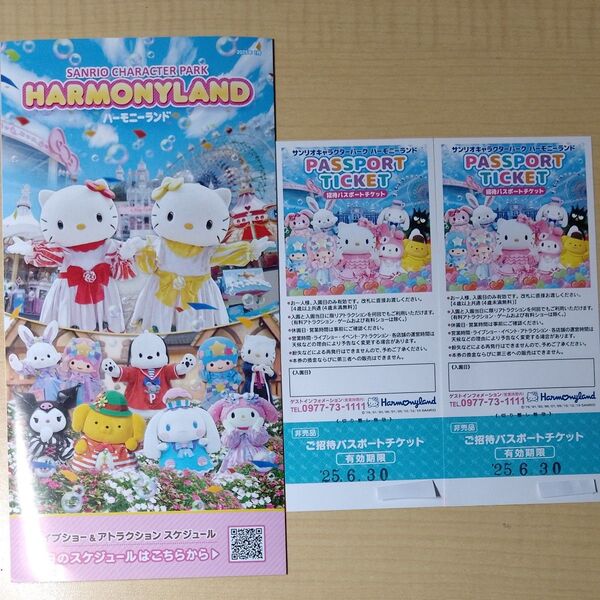 ハーモニーランド 招待券 ペアチケット 2枚