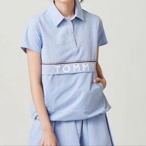 トミーヒルフィガー 半袖シャツ クロップドパンツ セットアップ
