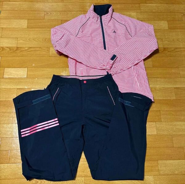 adidasgolf アディダスゴルフ レインウェア 上下セット