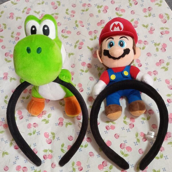 マリオ、ヨッシー カチューシャ