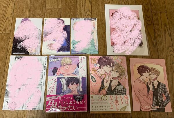 猫川たら子『ポンコツαの初恋』あめのジジ『ナンバーワンの彼氏』アニメイト リーフレット コミコミ 小冊子 応援店 特約店 初回限定