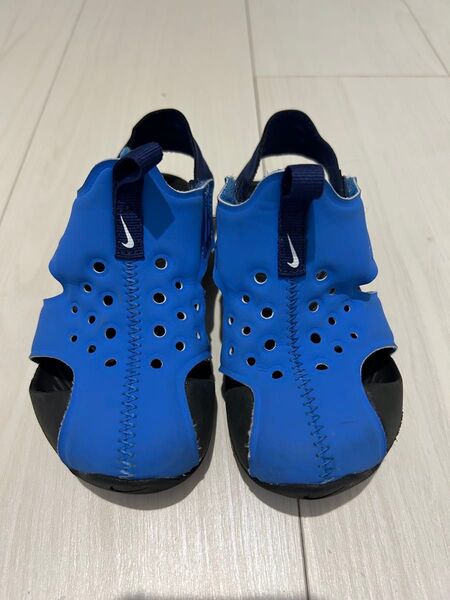 ★KIDS★ Nike ブルー サンダル(15㎝/マジックテープ付)