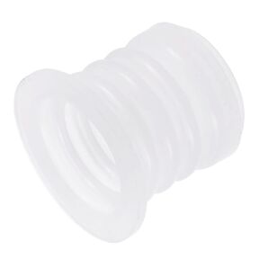 uxcell 洗濯機排水管 シールシリコーン シールプラグ バスルーム キッチン ランドリールーム用 サイズ41 mm クリア