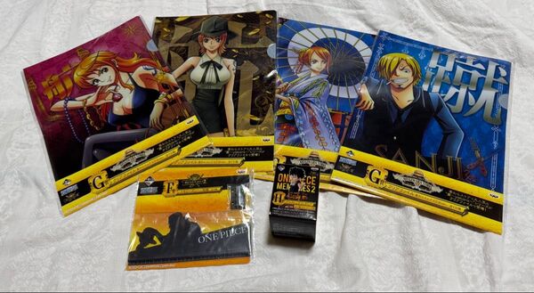 一番くじ ワンピース クリアファイル等6点セット ONEPIECE