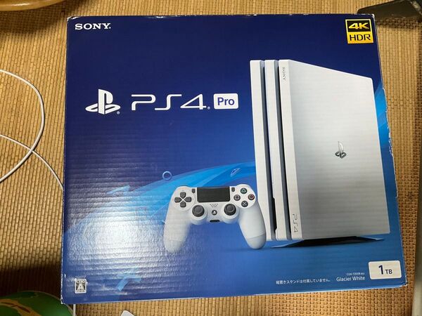 PS4 Pro グレイシャー・ホワイト 1TB 1000GB SSD 換装済 フルセット