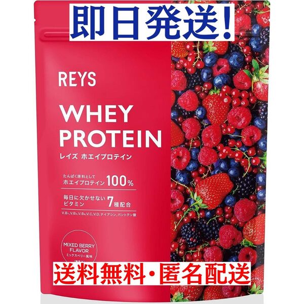ミックスベリー風味 REYS レイズ ホエイ プロテイン 1kg