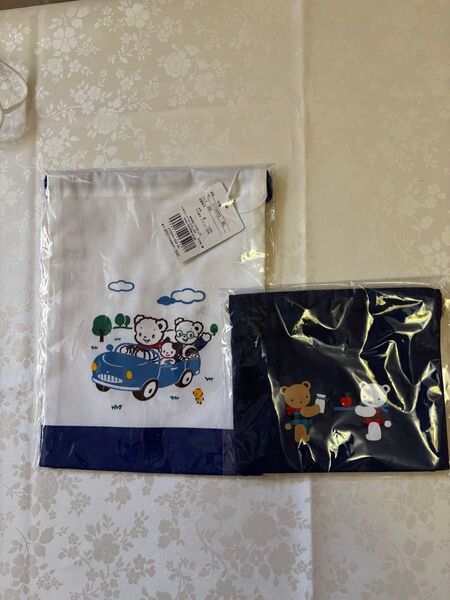 新品 ファミリア巾着2点セット