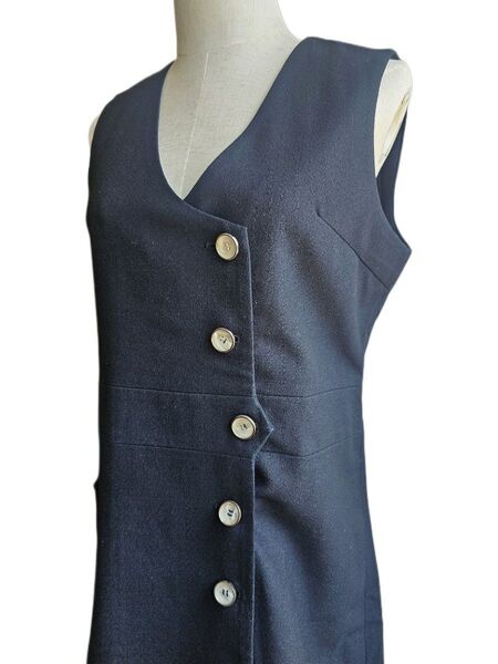 昭和 レトロ ワンピース 百貨店 デパート 制服 ヴィンテージ ブラックレトロ レトロワンピース ヴィンテージ クラシカル