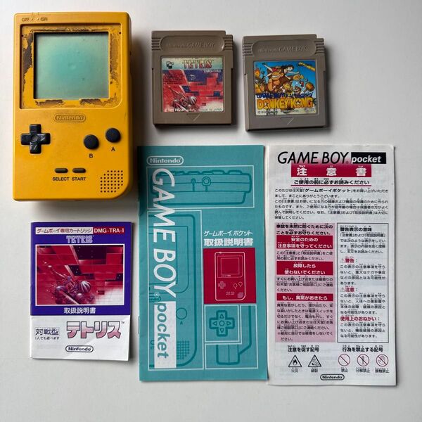 ゲームボーイ テトリス ドンキーコング カセット ジャンク品 取扱説明書 Nintendo ゲームボーイカラー 任天堂