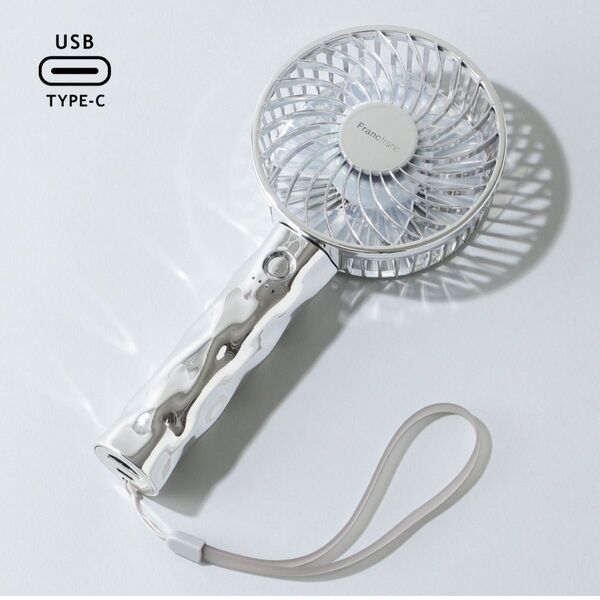 Francfranc ハンディファン USB Type-C 新品未使用 箱無し!!!