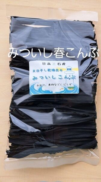 ☆みついしこんぶ【北海道日高三石産】100g×1個