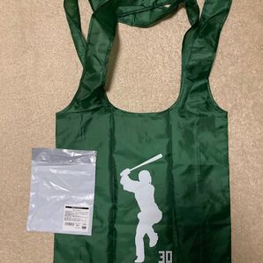 新品未使用 北海道日本ハムファイターズ ファンクラブ会員 FAV 限定 30 郡司裕也選手 選手カラー エコバッグ 緑 非売品