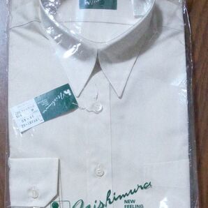 NISHIMURA 長袖シャツ ベージュ 未使用