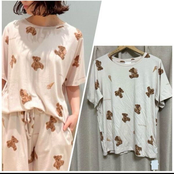 gelato piqueジェラートピケ ベアモチーフTシャツ