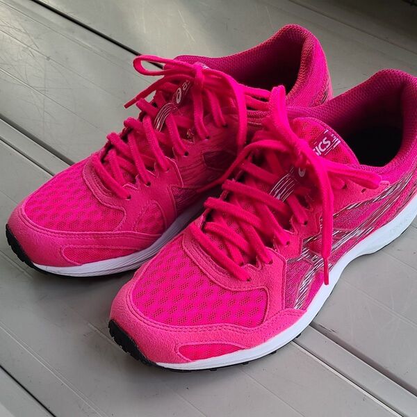 asics ランニングシューズ LYTERACER ピンク 23.5~24.5cm