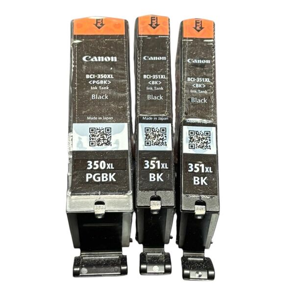 Canon キヤノン キャノン BCI-351XL 350XL PGBK BK 大容量 純正インク インクカートリッジ