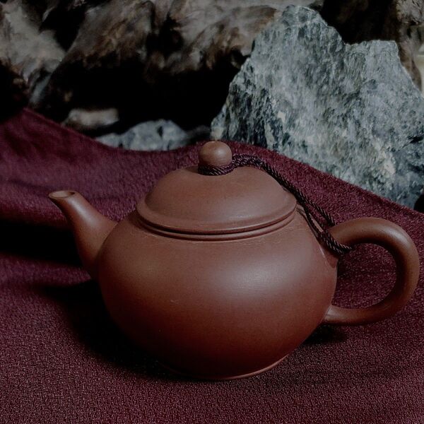 アンティーク 中国 朱泥 旭隆茗壺 急須 美品 完品 ニュウ欠け無し 骨董品 小さな急須 古美術