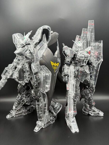 【未開封】MG 1/100 νガンダム &サザビー Ver.Ka メカニカルクリア