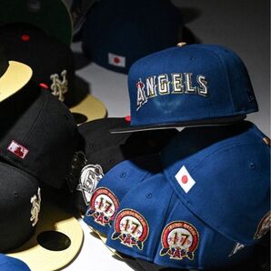 ニューエラ8ホームゲーム別注カスタム日本ハム大谷エンゼルス ドジャース