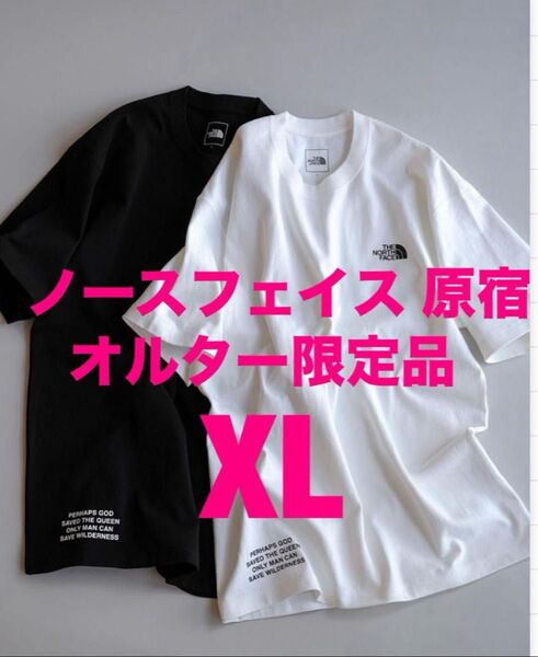 ノースフェイス原宿オルター限定 TシャツNT32334RブラックXL