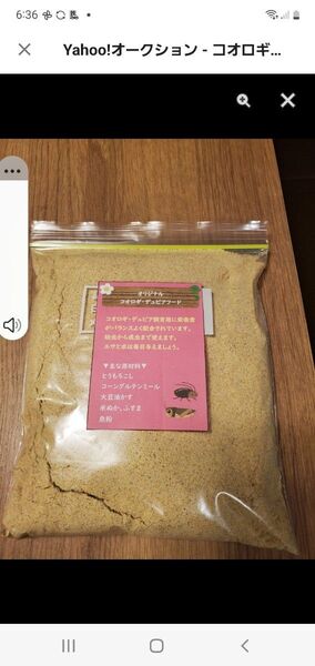 コオロギ・デュビアフード 500g