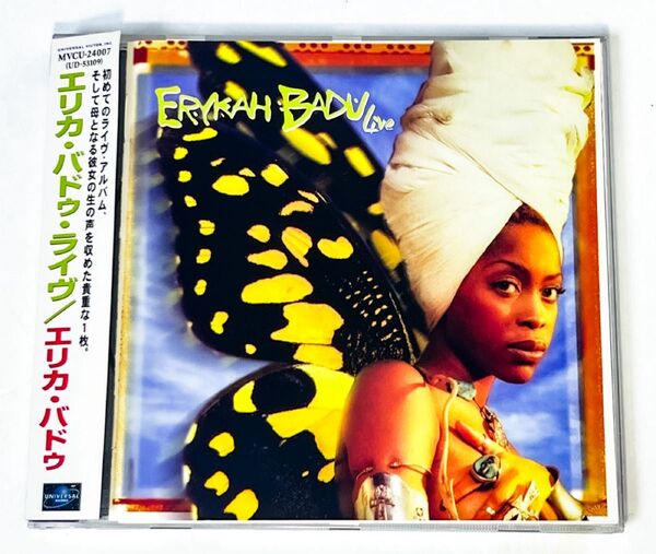 Erykah Badu「Erykah Badu LIVE」エリカ・バドゥ ライブ 国内盤