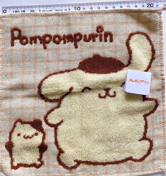 サンリオ ポムポムプリン タオルハンカチ タグ付き