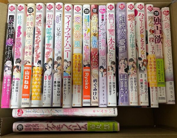 レディースコミックまとめ売り 20冊 TL 漫画 Eternity comics 帯付 完結 アルファポリス エタニティコミック