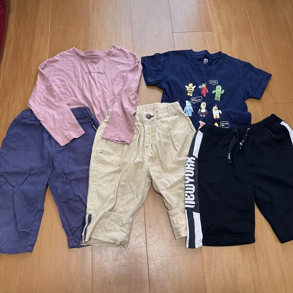 110cm 半袖 Tシャツ 半ズボン 男の子 夏服 まとめ売り