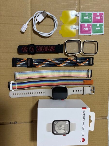 HUAWEI watch fit 3 スマートウォッチ おまけ付き