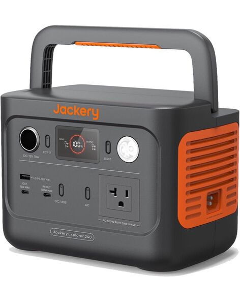 Jackery ポータブル電源240定格出力200W 瞬間最大400W 未使用!