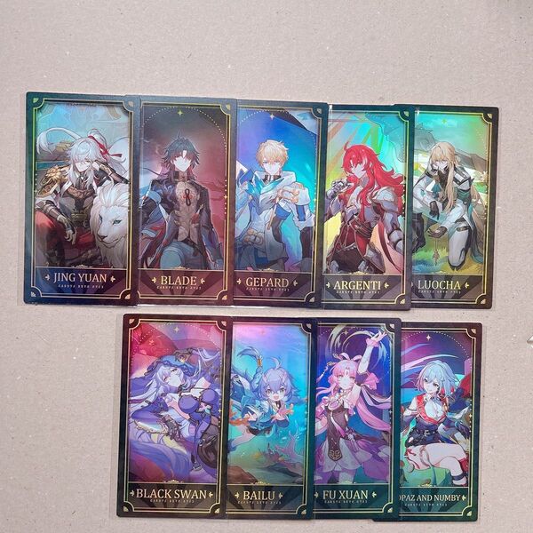 崩壊スターレイル 1周年 記念 コレクションカード カード 公式正規品 セット