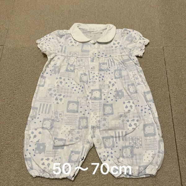 ベビー 半袖ロンパース 50〜70cm 女の子