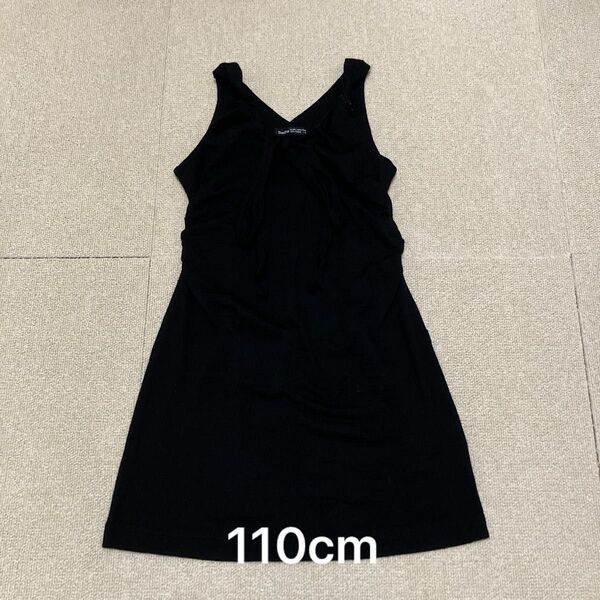 BeBe ノースリーブワンピース ブラック 110cm 女の子