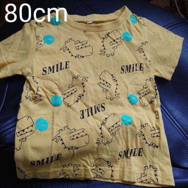 美品 恐竜怪獣Tシャツ80cm 半袖